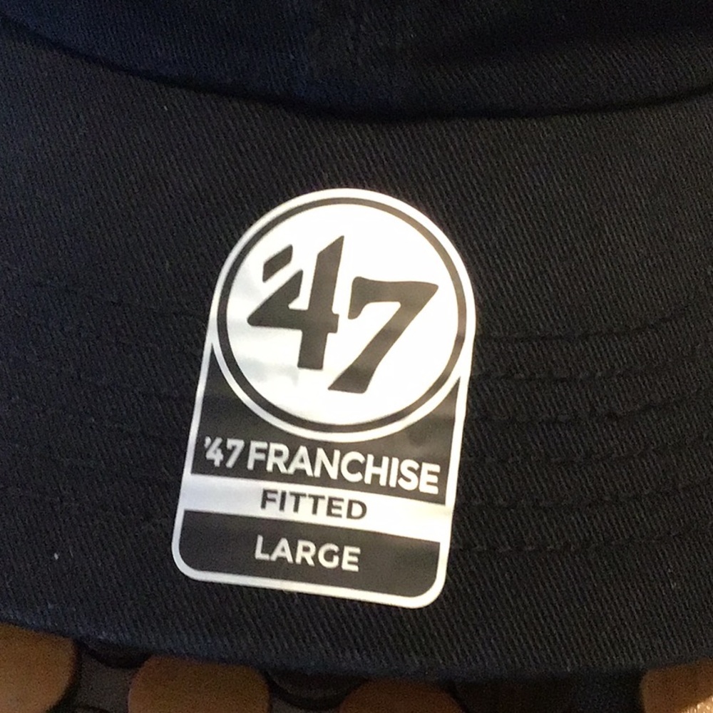 Men’s Philadelphia Flyers ‘47 Black Team Franchise Fitted Hat Large - Picture 6 of 15